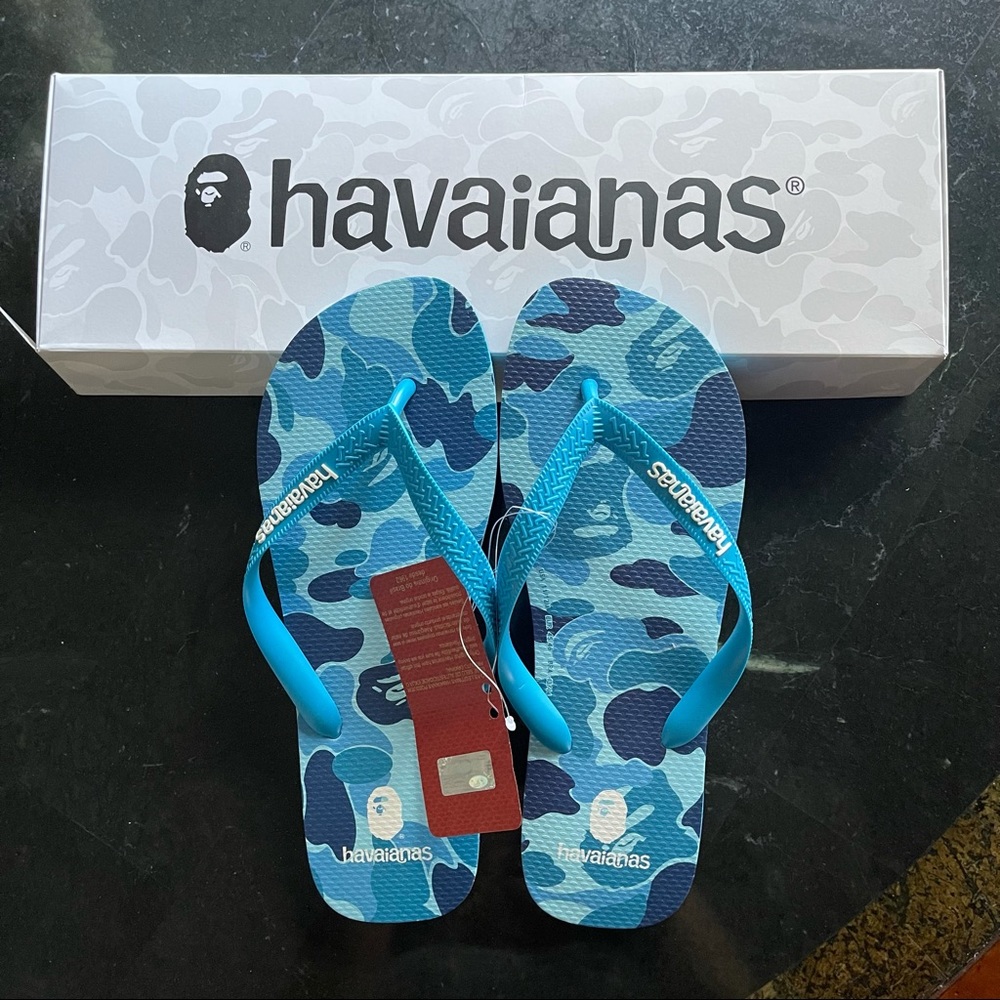 BAPE x Havaianas Flip Flop Slippers